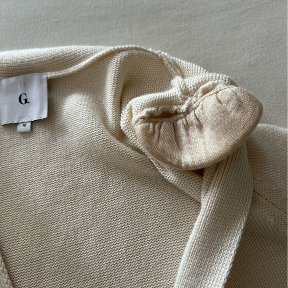 G.Label by Goop Erica Cardigan in Ecru - Picture 9 of 14